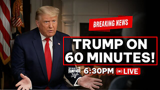 LIVE BREAKING NEWS: PRESIDENT TRUMP ON 60 MINUTES!