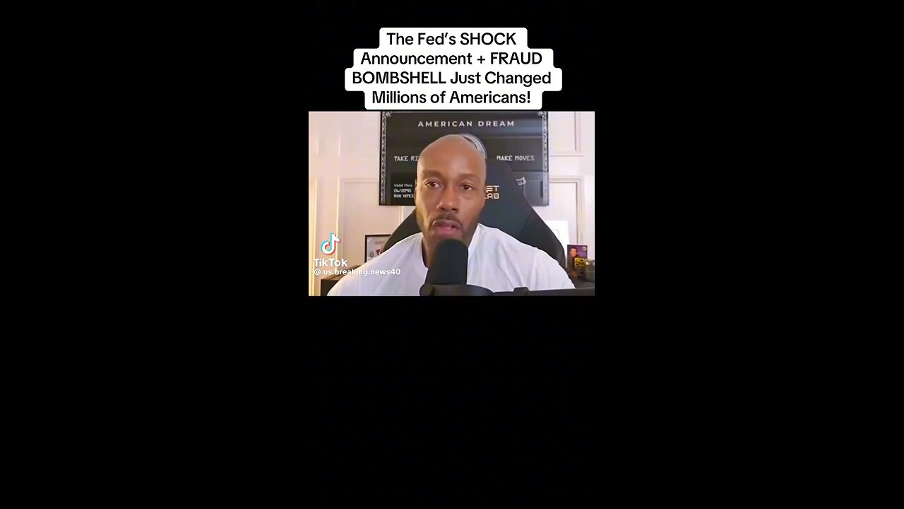 The Fed’s SHOCK Announcement & Fraud Bombshell Just Changed Millions Of Americans