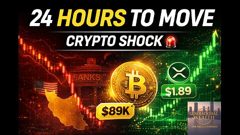 24 Hour Crypto SHOCK: Bitcoin $89K, XRP $1.89 & Fed’s $31B Liquidity Move Explained