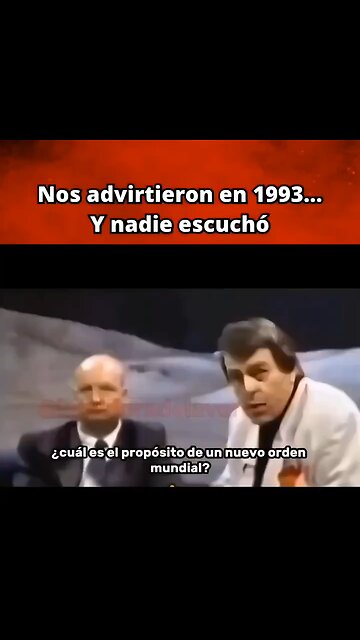 NOS ESTABAN AVISANDO!!📣 en 1993