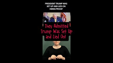 They Admitted That Trump Was Set Up & Lied On 🤯
