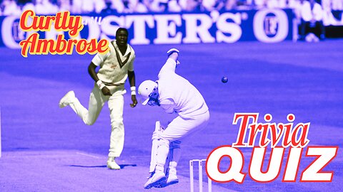 Can You Beat The GOAT? The Ultimate Curtly Ambrose Quiz!