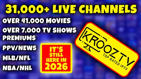 🔥 Top IPTV Service KroozTV is BACK!! in 2026 🔥
