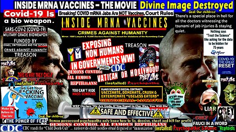 Premiere: Inside mRNA Vaccines – Divine Image Destroyed! (MyCatholicRedPill compilation version)