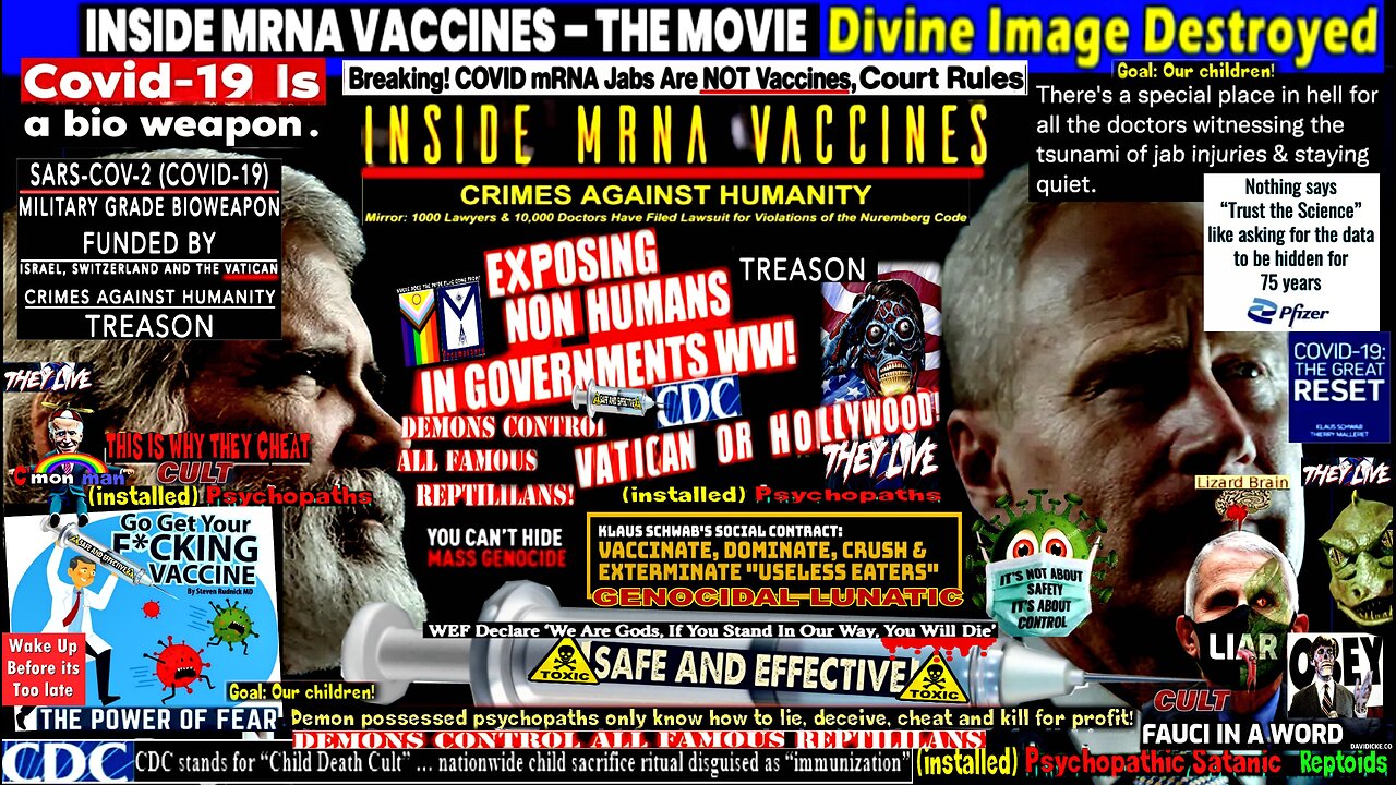 Premiere: Inside mRNA Vaccines – Divine Image Destroyed! (MyCatholicRedPill compilation version)