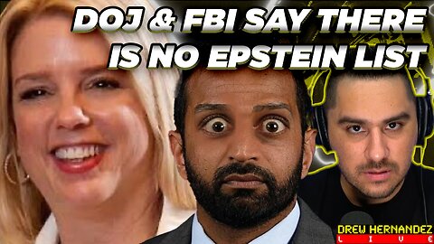 DOJ & FBI DECLARE NO EPSTEIN CLIENT LIST EXISTENCE & SHUTS DOWN FURTHER FILES RELEASE