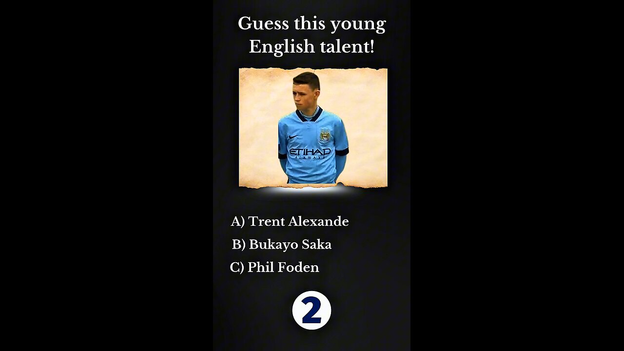 Guess this young English talent