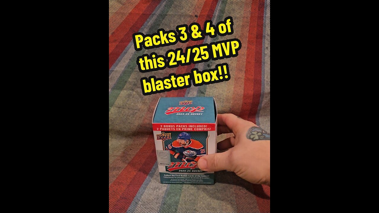 Packs 3 & 4 of this 24/25 MVP blaster box