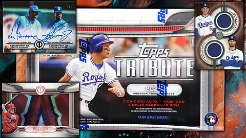 Opening 2025 Topps Tribute Case Baseball Cards Breaks