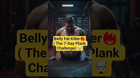 Belly Fat Killer: The 7-Day Plank Challenge 🤯 | Burn Fat & Sculpt Abs Fast! #Shorts #WeightLoss #Abs