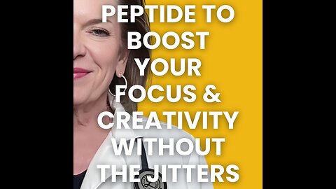 Peptide to Boost Your Focus & Creativity Without the Jitters