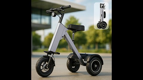 3-Wheel Balanced Foldable Electric Scooter