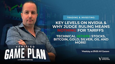 Major Trade Alerts And Setups For The Day: Judge Rules Against Tariffs, NVDA Earnings, Markets Rally