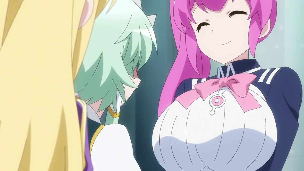 In Another World With My Smartphone 2 - the girls meet Bell Flora