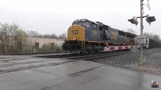 CSX Trains from Greenwich, Ohio April 5, 2025 Part 1