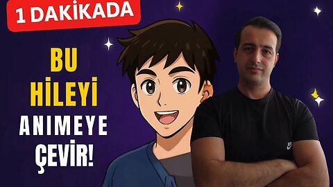 Fotoğrafını 1 Dakikada Animeye Çevir! Bu Hileyi Kimse Bilmiyor!