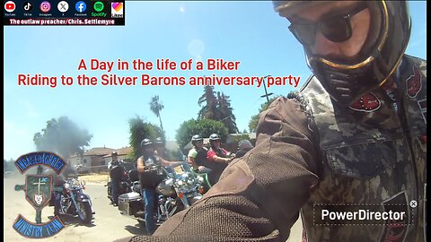 A Day in the life of a BikerRiding to the Silver Barons anniversary party #theoutlawpreacher