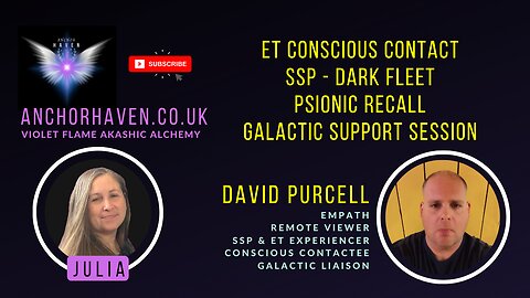 David Purcell Psionic SSP Recall Memories ET Contact Galactic Support anchorhaven