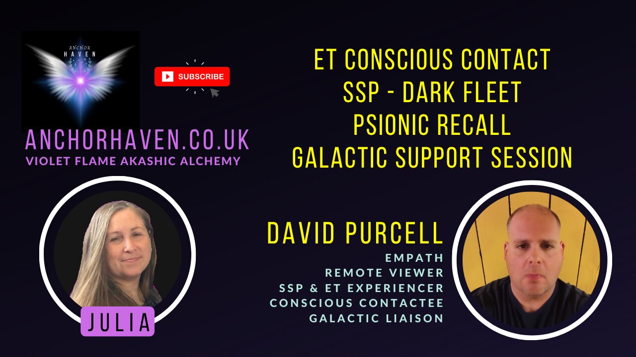 David Purcell Psionic SSP Recall Memories ET Contact Galactic Support anchorhaven