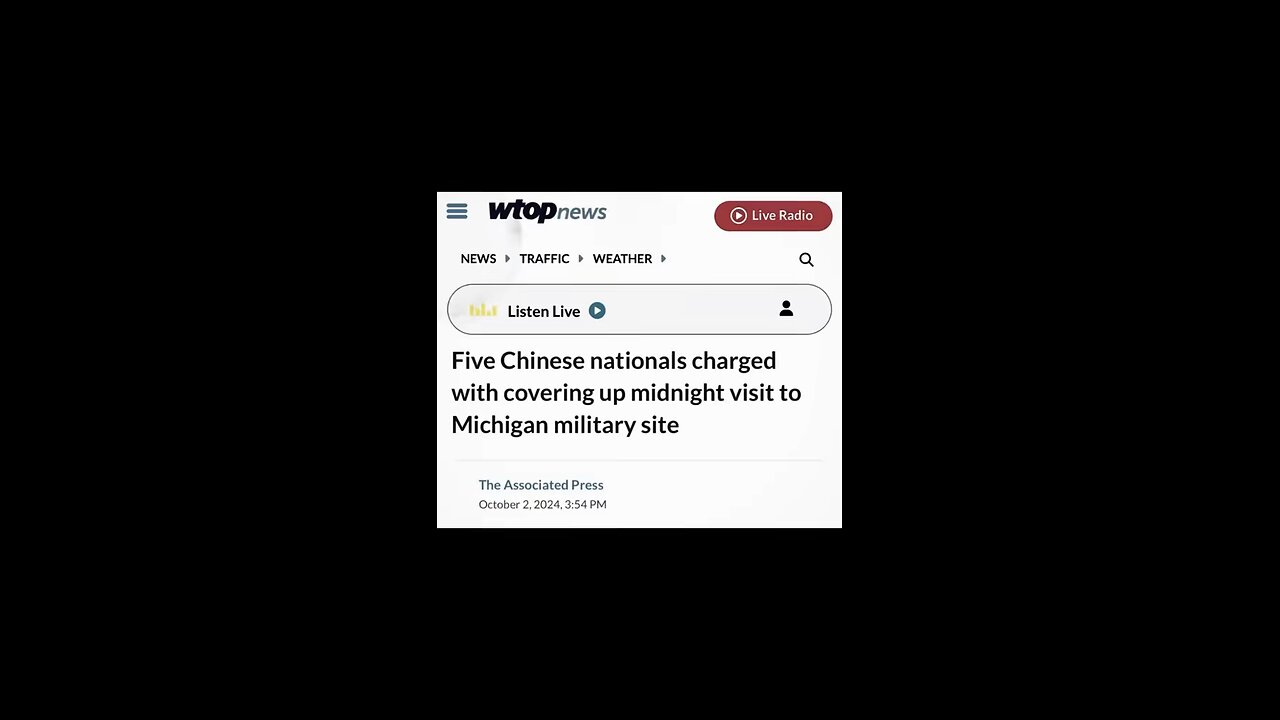 Chinese Students Spy On U.S. Military Base