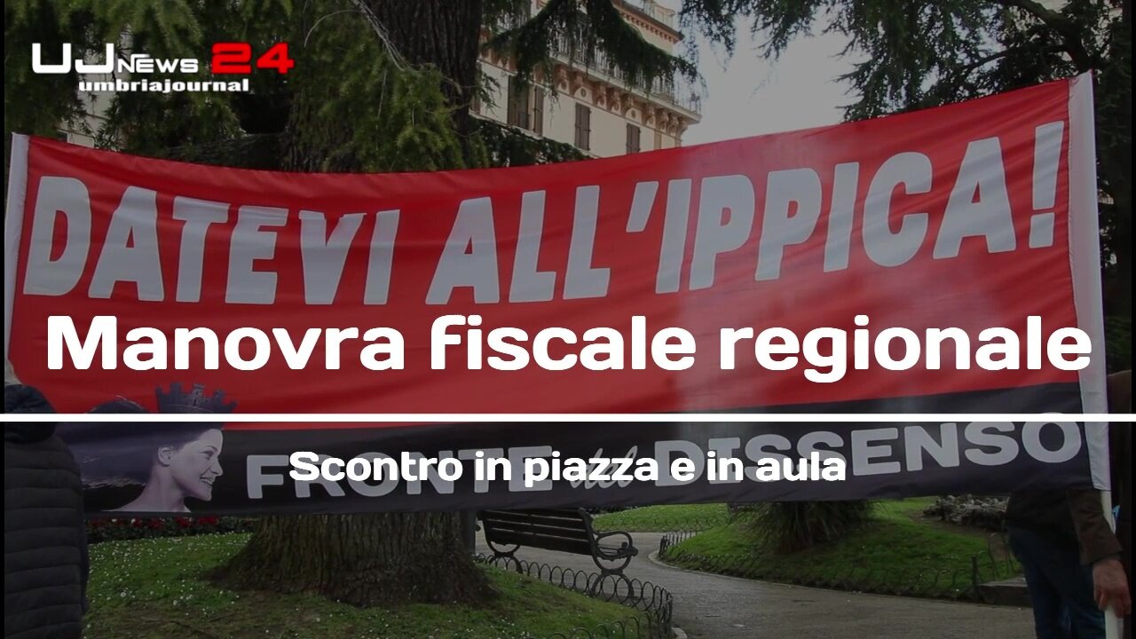 Manovra fiscale regionale Scontro in piazza e in aula