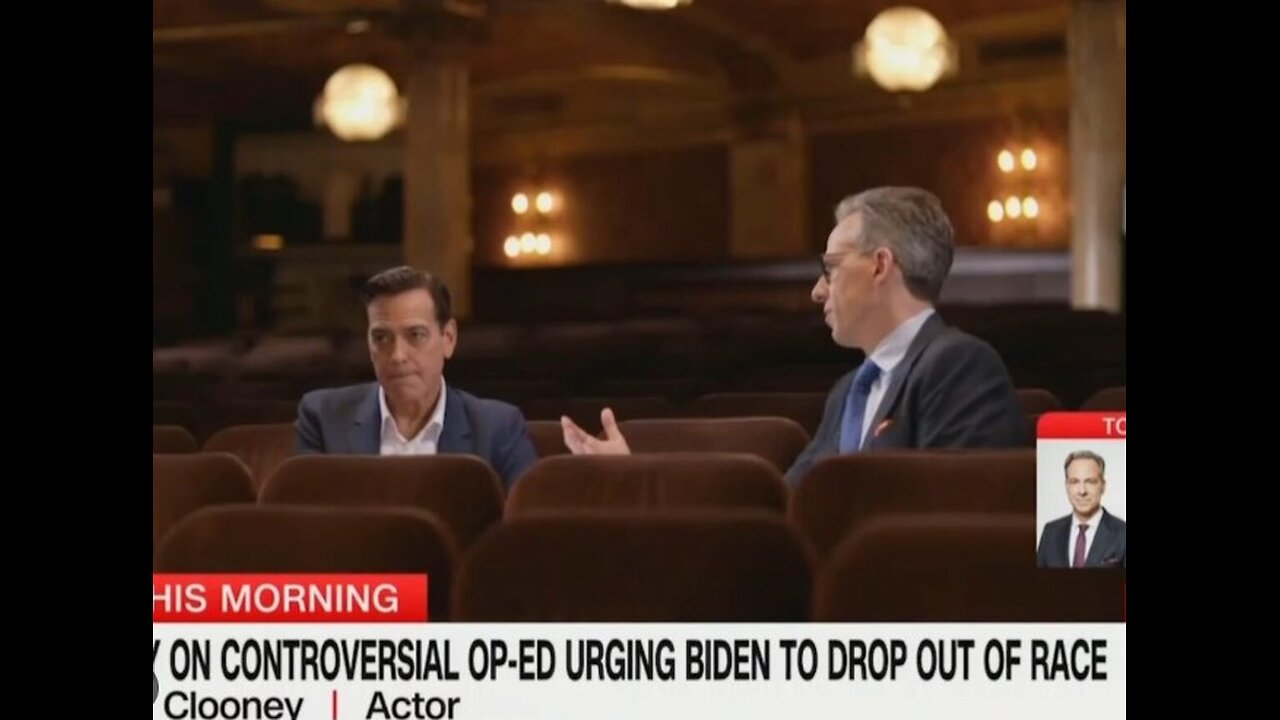 Clooney Civic Duty to Write Biden Ouster Piece