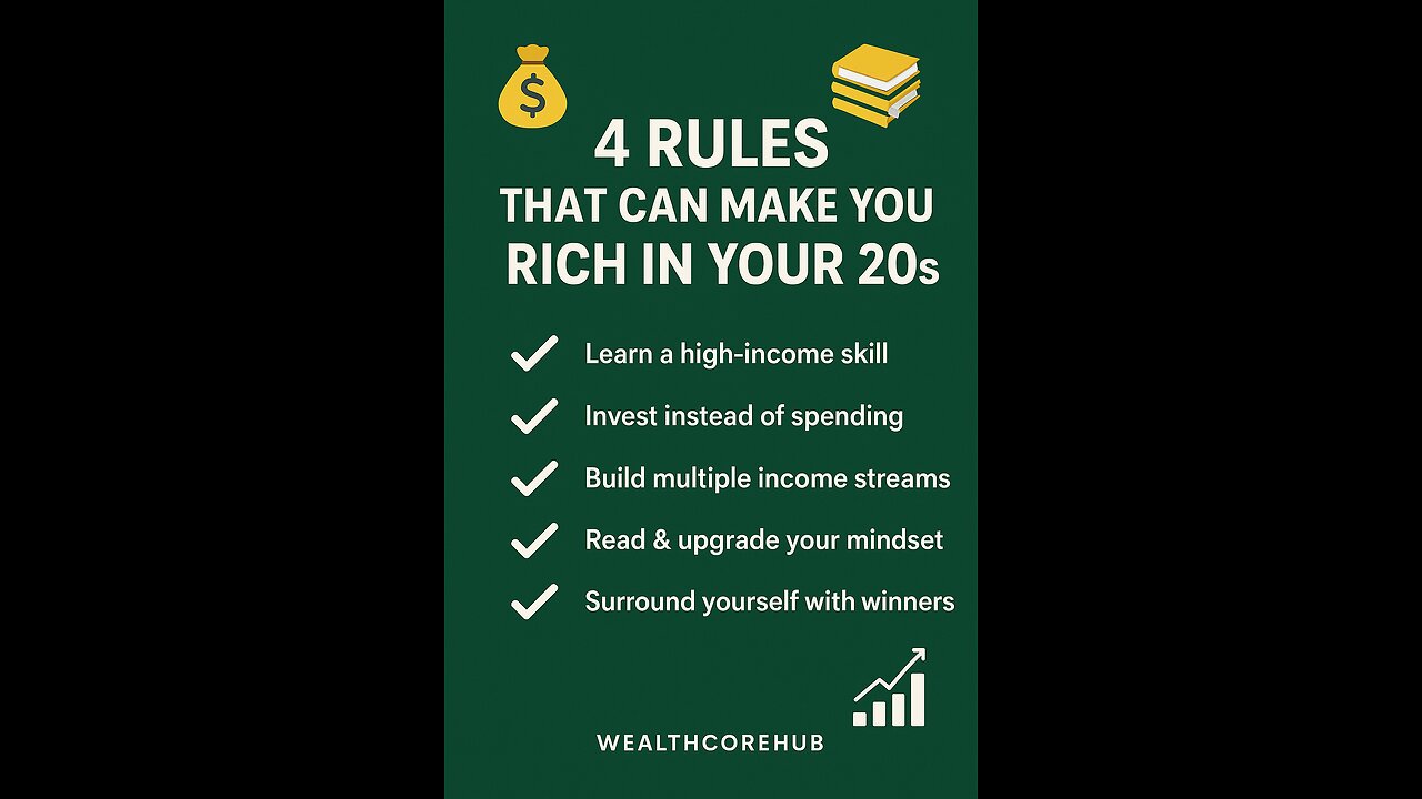 5 rule I wish I know in my 20s ( don't miss ) #wealthcorehub #follow