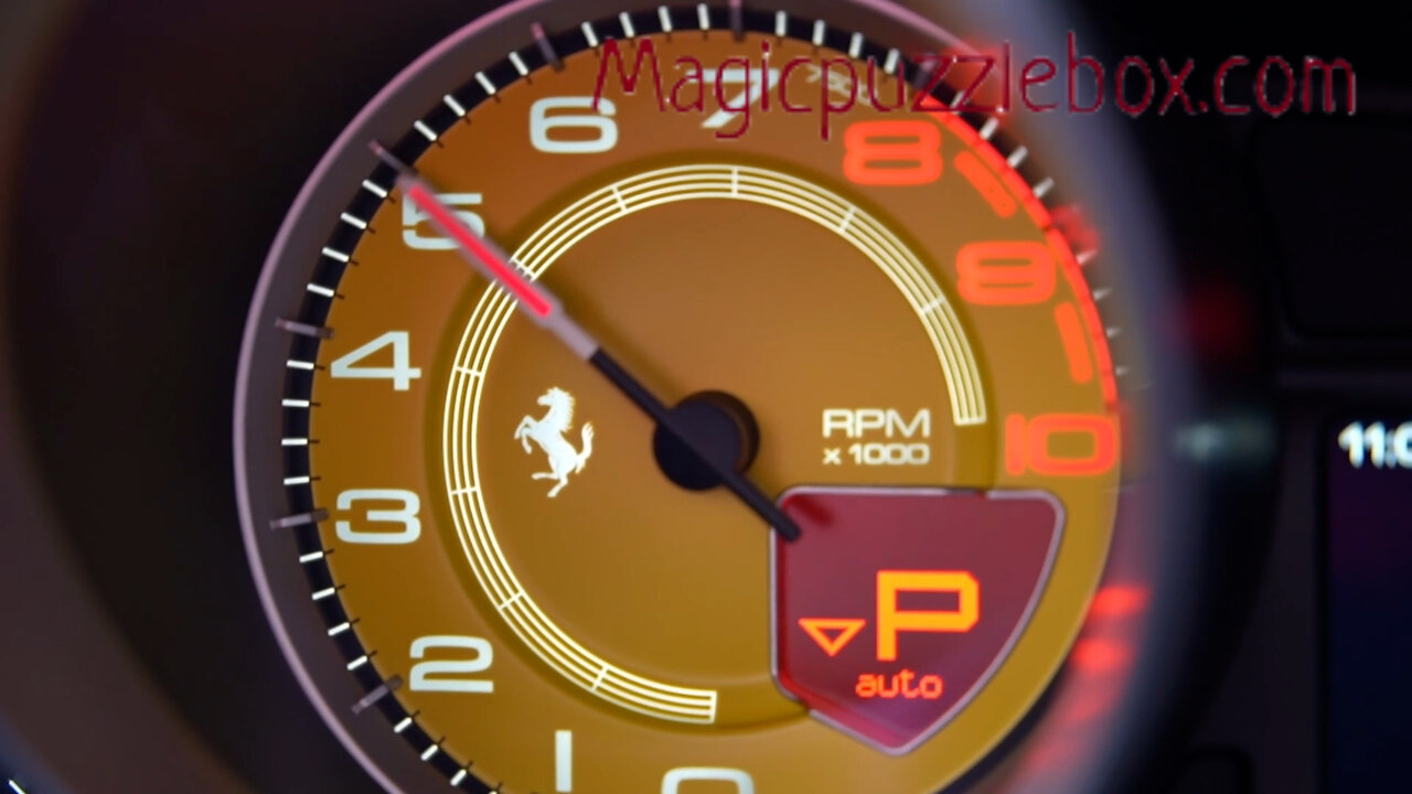 Ferrari F8 Spider Engine start with wooden chess set at the back of exhaust