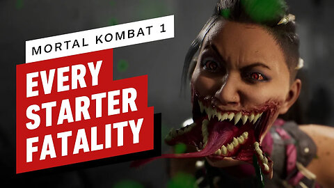 Mortal Kombat 1 - Every Starter Fatality In 4K