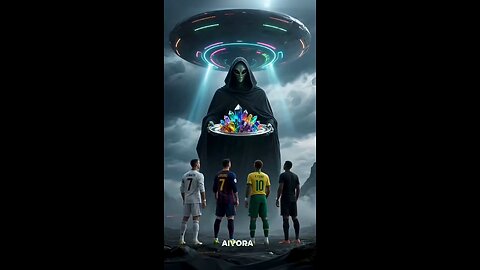 🌌👽 Alien Chooses Football Legends! ⚡Ronaldo becomes THOR ⚡ 🎯 Messi, Neymar & Mbappé unleash