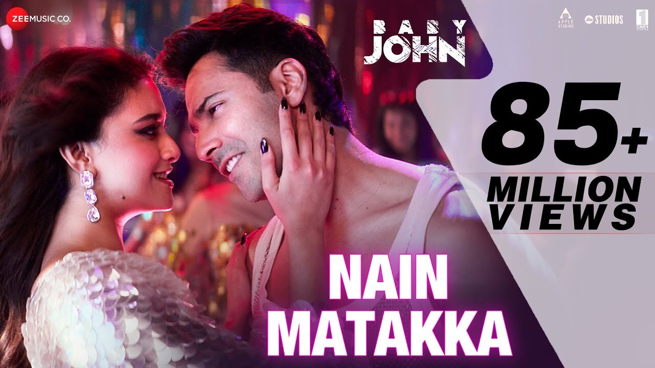 Nain Matakka, Baby John 4K | Varun Dhawan, Keerthy Suresh, Diljit Dosanjh | Dhee, Thaman S, Irshad K
