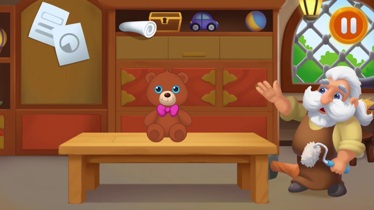 Sewing a Brown Bear Plush – Toy Maker Game for Toddlers