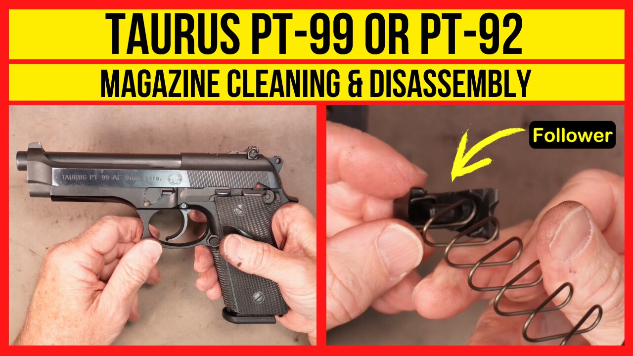 Taurus PT 92 or PT 99 Magazine Cleaning