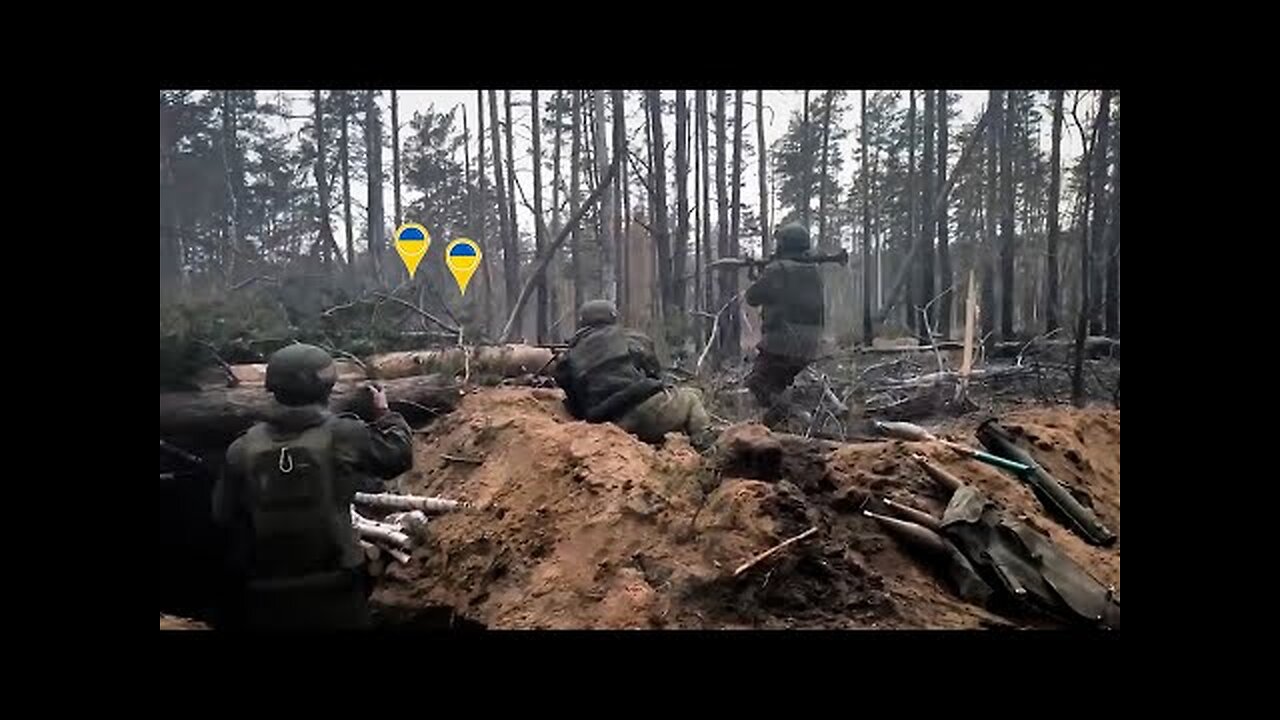 Close-Combat RPG Battle: Russia Destroys Ukrainian Troops in the Forest