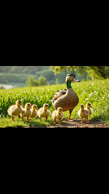 MOM Duck Finds A Route Her Babies Can Actually Climb? 🌟💪🏔️🌈🎉👏💕