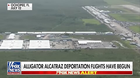BREAKING: Deportation flights from Alligator Alcatraz underway