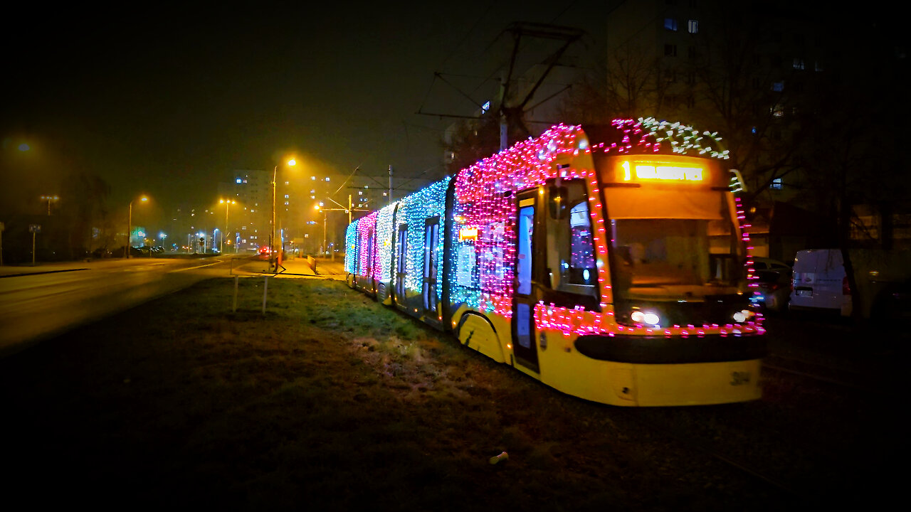 Świecący Tramwaj MZK Toruń