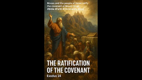 Exodus 24: When Israel Saw God and Made a Blood Covenant