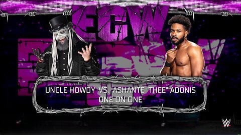 WWE 2k25 Uncle Howdy vs Ashane Adonis