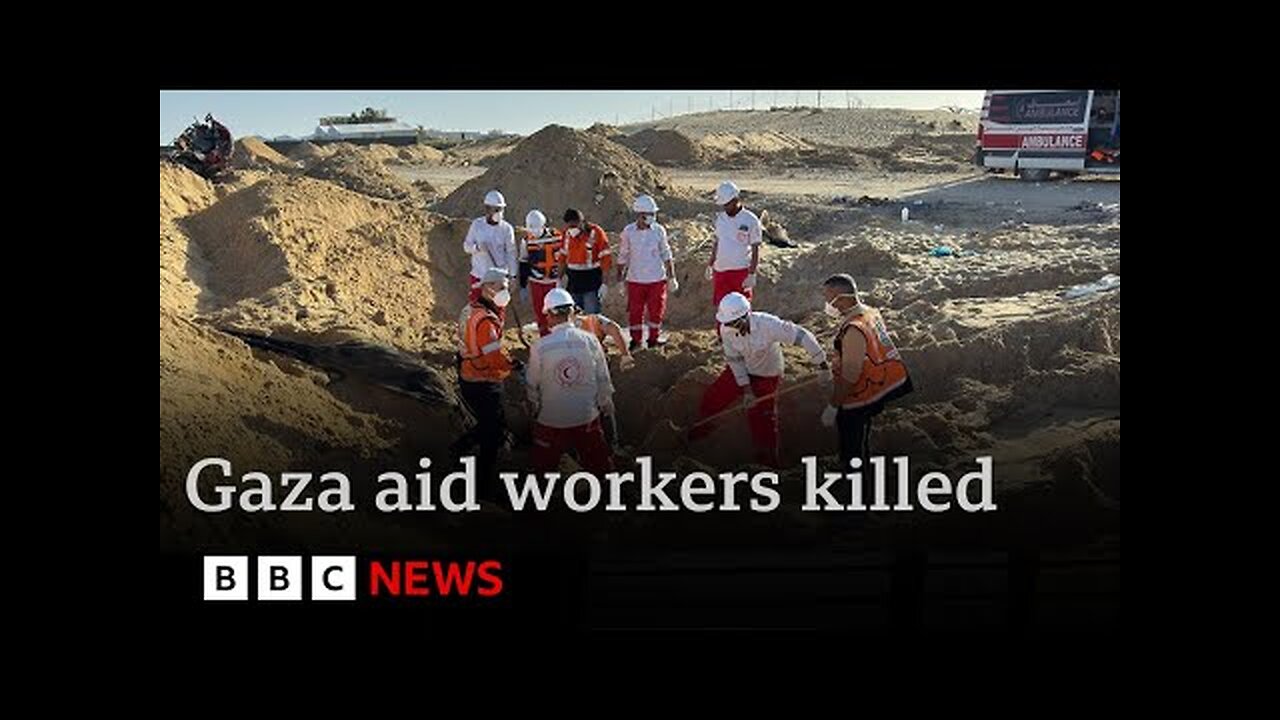 Israel admits wrongly killing 15 emergency workers in Gaza due to “professional failures” | BBC News