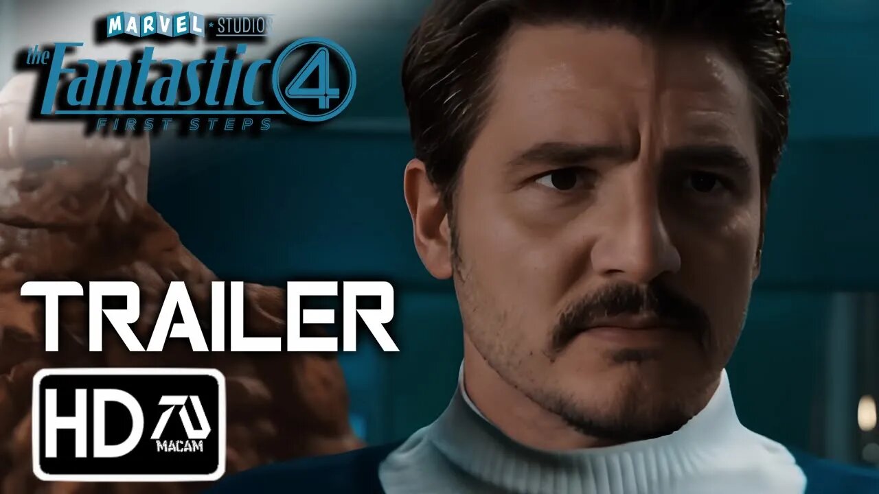 The Fantastic Four: First Steps First Trailer (2025) Pedro Pascal, Vanessa Kirby - Sue Storm