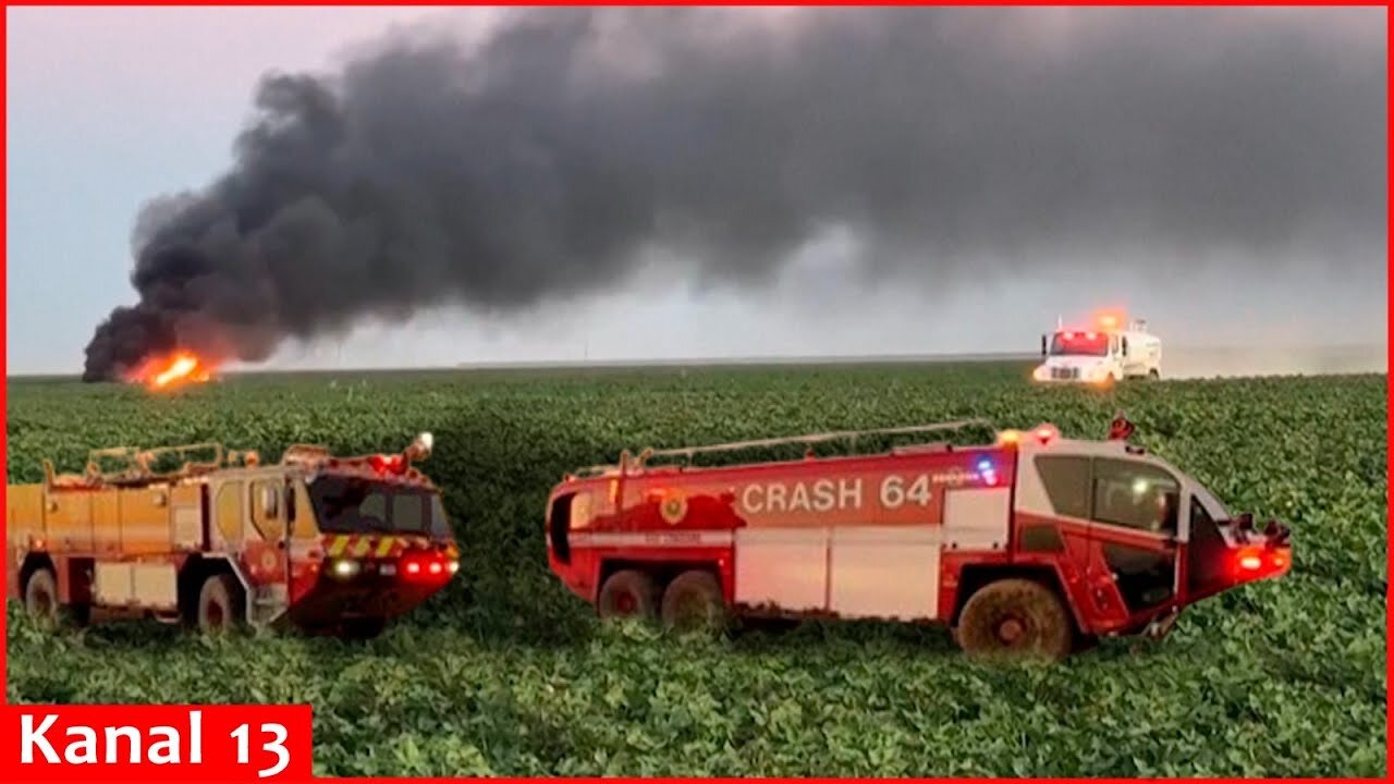 US Navy F-35 crashes to the ground in California, catches fire