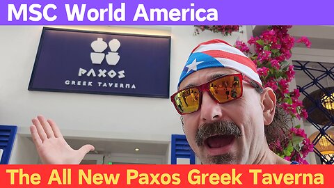 PAXOS! The ALL NEW Dining experience aboard MSC World America!