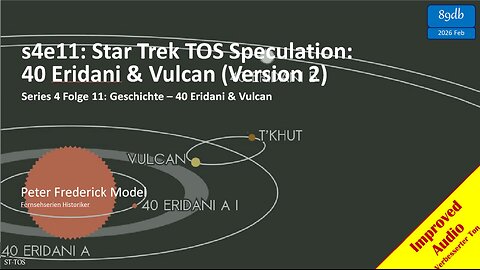 s4e11 Star Trek TOS Speculation: 40 Eridani & Vulcan (Version 2)