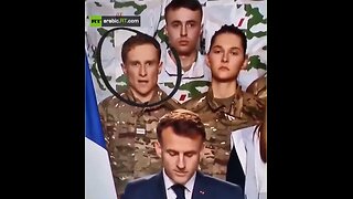 A French soldier caused a massive stir during Macron’s speech — odd movements