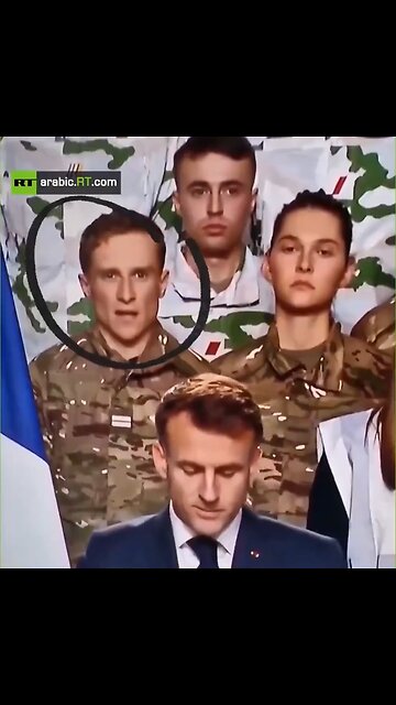 A French soldier caused a massive stir during Macron’s speech — odd movements