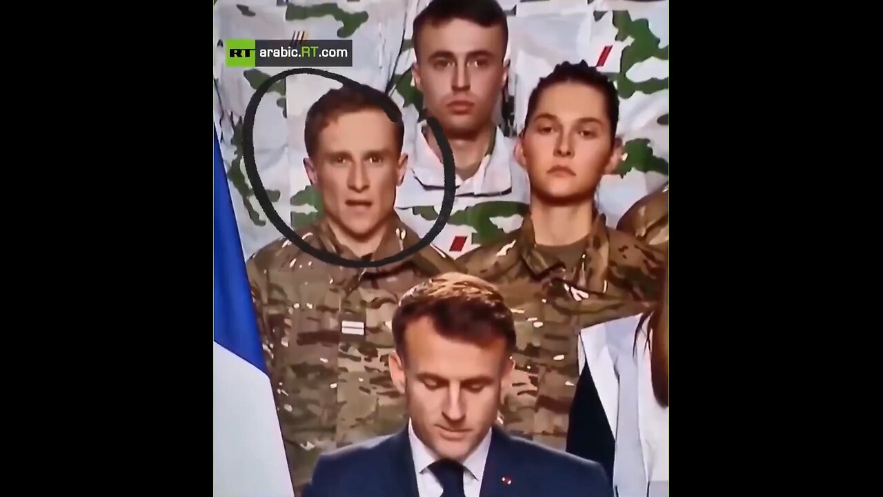 A French soldier caused a massive stir during Macron’s speech — odd movements