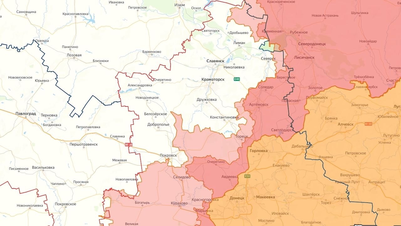 Animovaná mapa obsazování DLR ruskými vojsky od 26. 8. 2024 do 26. 8. 2025!