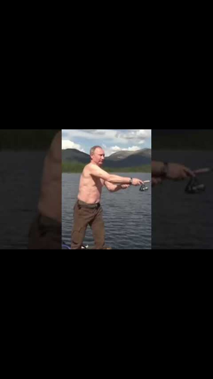 🎣 President Putin Goes Fishing in Siberia | A Glimpse into Russia’s Wilderness Leader 🇷🇺