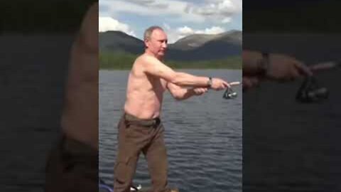 🎣 President Putin Goes Fishing in Siberia | A Glimpse into Russia’s Wilderness Leader 🇷🇺